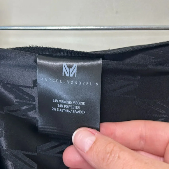 Marcell Von Berlin - Men's Jacquard Trouser Pants - Size 36 Black - Picture 17 of 17